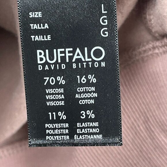 Buffalo David Bitton Womens Mauve V-Neck Pullover Sweater Size L a1520 - Picture 4 of 6